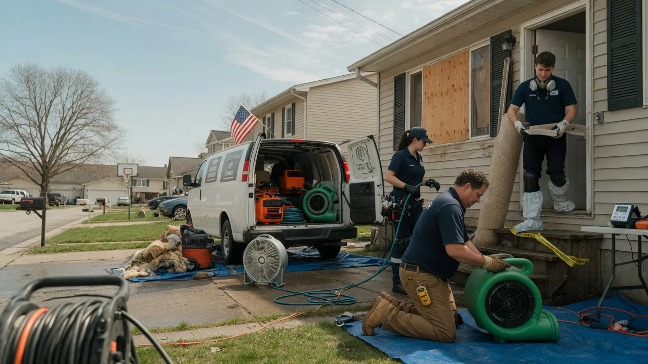 Water Damage Restoration in Linden, PA near me